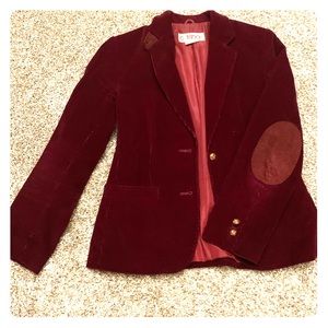 Burgundy Corduroy Jacket/Blazer